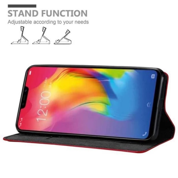 Fodral till Vivo Y83 i APPLE RED Cadorabo Cover Protection magnetisk stängning