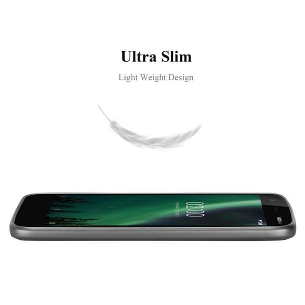 Skyddsskal för Nokia 2 2017 Skyddsskal i MATTS GRÅ METALLISK design Grå