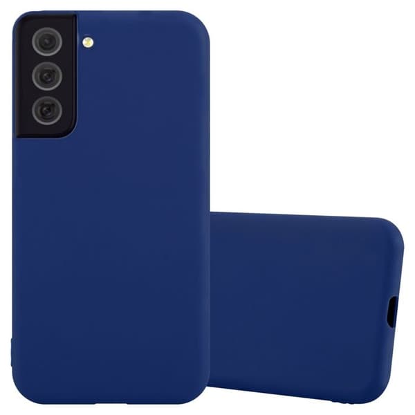 Skyddsfodral för Samsung Galaxy S22 CANDY MÖRKBLOMMA Stötsäker Silikon Blå