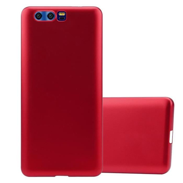 Coque - CADORABO - Honor 9 - METALLIC RÖD - Silikon TPU - Stötabsorberande skydd METALLISK RÖD