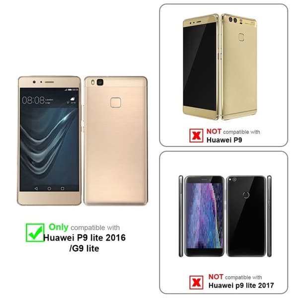 Fodral för Huawei P9 LITE 2016 / G9 LITE axelrem i GRÅ SILVER med justerbar snodd Grå