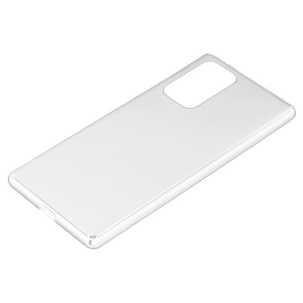 Transparent stötsäker silikonfodral för Samsung Galaxy A53 5G Vit