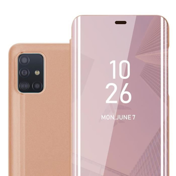 Coque - CADORABO - Samsung Galaxy A51 4G / M40s - KUNZIT ROSE - Clear View - Skydd 360° Rosa