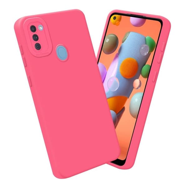 Skyddsfodral för Samsung Galaxy A11 / M11 i FLUID RÖD Stötsäker Röd