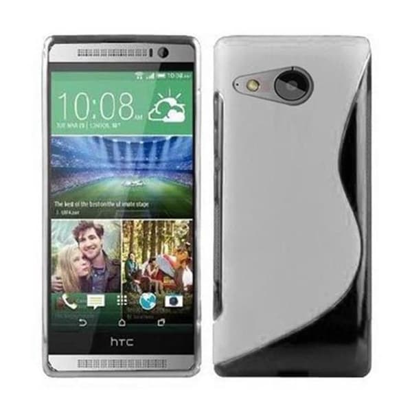 Fodral för HTC ONE M8 MINI i SEMI TRANSPARENT Vit