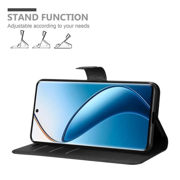 Etui för Realme 12 Pro i JETSVART Svart