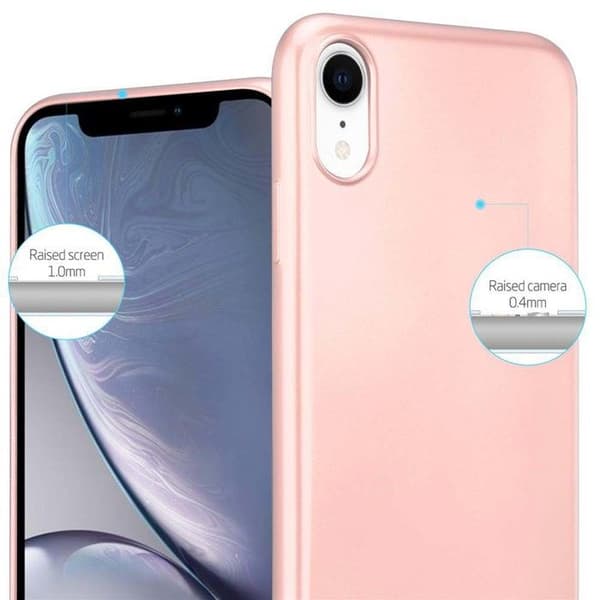 iPhone XR-fodral Skyddsfodral i MATTE ROSÉ GULD Design Ros