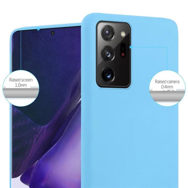 Skyddsfodral för Samsung Galaxy NOTE 20 PLUS CANDY BLÅ Stötsäker Silikon Blå