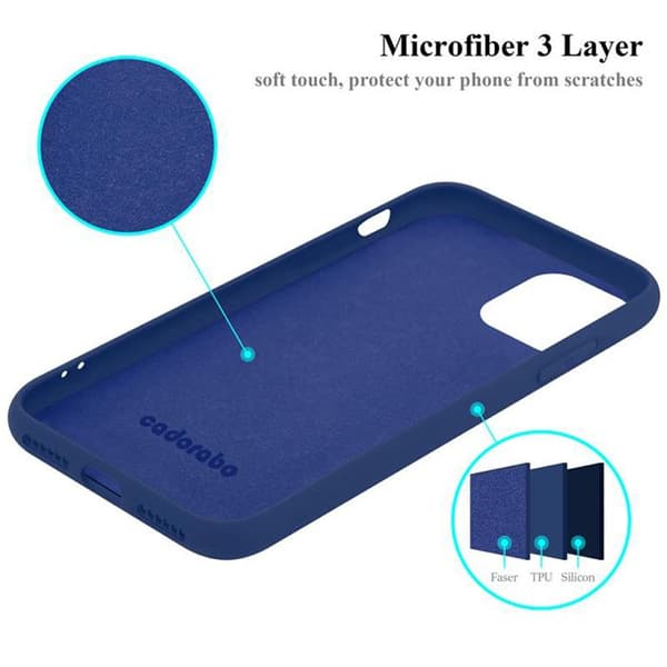 Skal för iPhone 11 PRO MAX Stötabsorberande i LIQUID BLUE Blå