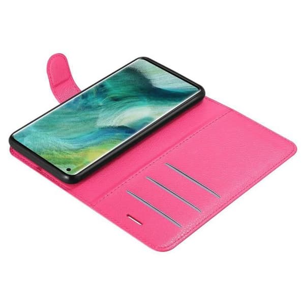 Etui för Oppo FIND X2 PRO i SOCKERROSA Ros