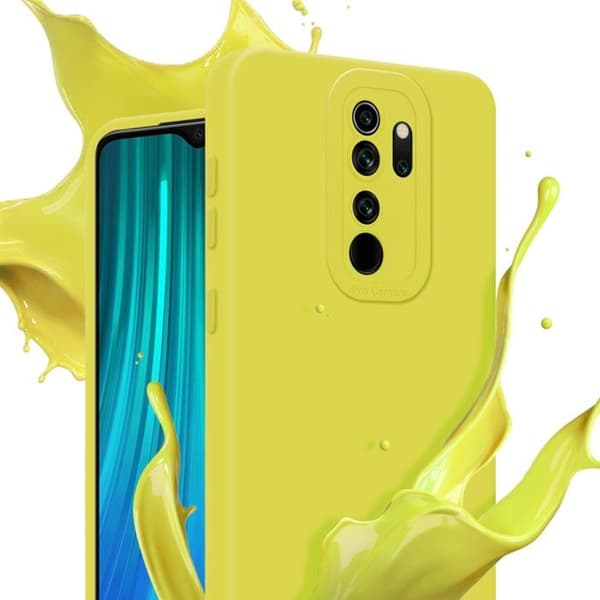 Skyddsfodral för Xiaomi RedMi NOTE 8 PRO i FLUID GUL Antichock Gul