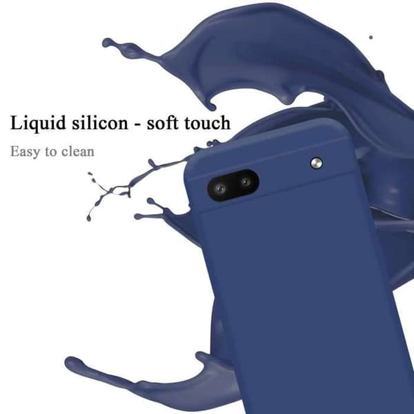 Skyddande skal för Google PIXEL 6A Stötskydd i LIQUID BLUE Blå