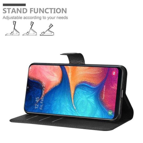 Etui för Samsung Galaxy A10e / A20e i JETSVART Svart