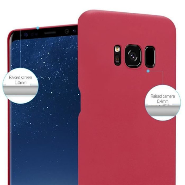 Cadorabo Fodral till Samsung Galaxy S8 PLUS i FROSTIG RÖTT