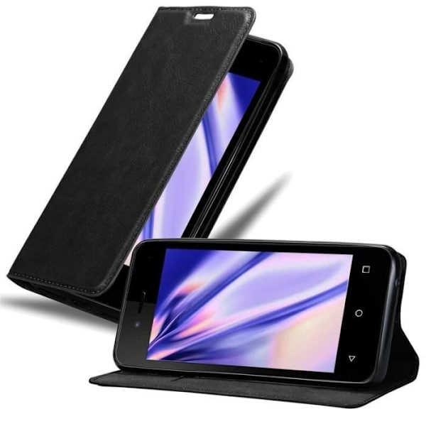 Cadorabo Fodral till WIKO SUNNY 3 MINI i NIGHT BLACK
