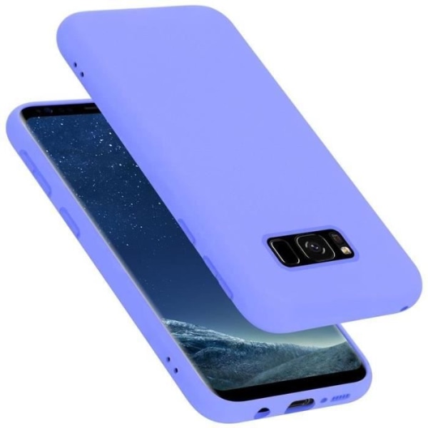 Mobilskal - CADORABO - Samsung Galaxy S8 - Silikon TPU - Lila - Optimal skydd Lila