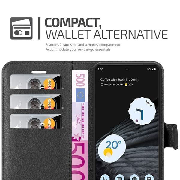 Etui för Google PIXEL 7 PRO i JET BLACK Svart