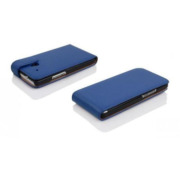 Cadorabo Fodral Cover för > HTC ONE MINI M4 (1. Generation) < i Flip Style Fodral Cover Bumper Wallet i CELESTIAL BLUE
