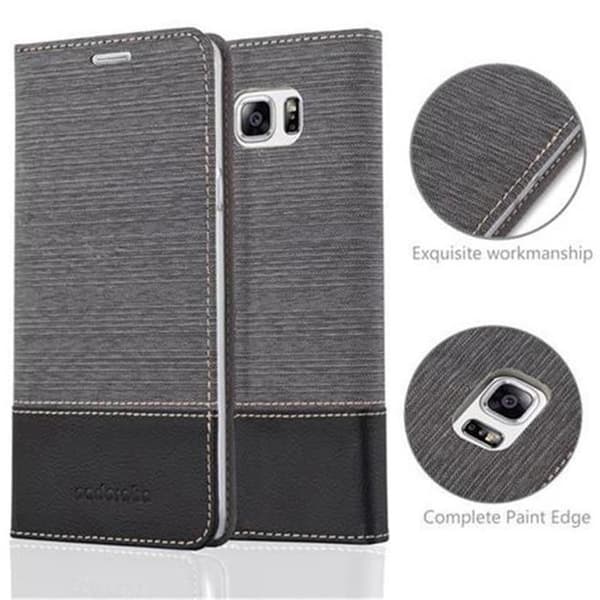 Skyddsfodral för Samsung Galaxy NOTE 5 i GRÅSVART Etui Case Skydd MÖRKGRÅ