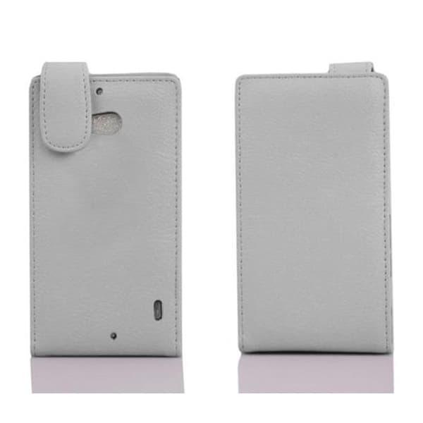 Etui för Nokia Lumia 929 / 930 Flip Case i VIT MAGNESIUM Skydd