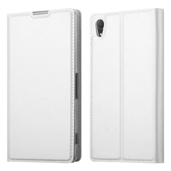 Cadorabo Fodral till Sony Xperia Z2 i KLASSIG SILVER