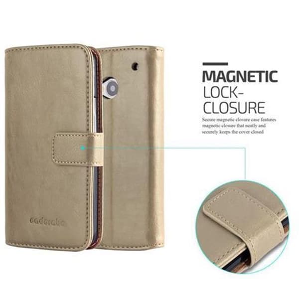 Skal för HTC ONE M7 i MARRONE CAPPUCINO Skyddsskal brun
