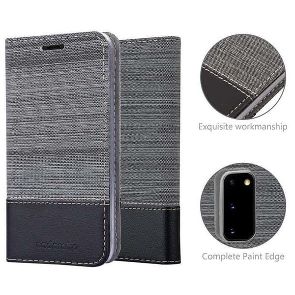 Skyddsfodral för Samsung Galaxy S20 PLUS i GRÅSVART Stötskyddande Etui Grå