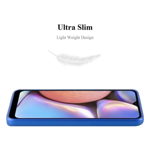 Skyddsfodral för Samsung Galaxy A10s / M01s Skyddsfodral i MATTE METALLBLÅ Design Blå