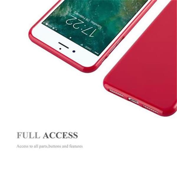 Skal för iPhone 7 PLUS / 7S PLUS / 8 PLUS JELLY RÖD Röd