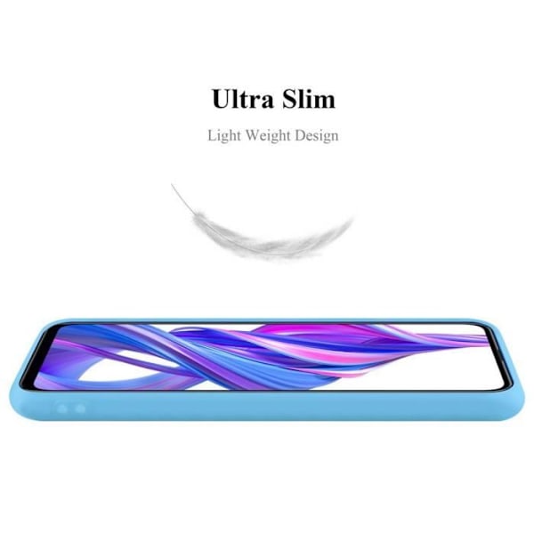 Coque - CADORABO - Honor 9X - Candy Blå - Silikon TPU - Stötskydd Candy Blue