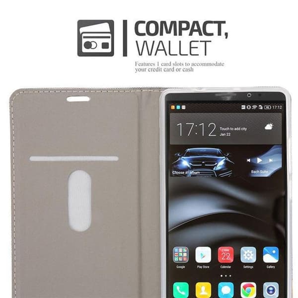 Skyddsfodral för Huawei MATE 8 i GRÅSVART Stötskyddande Etui Grå