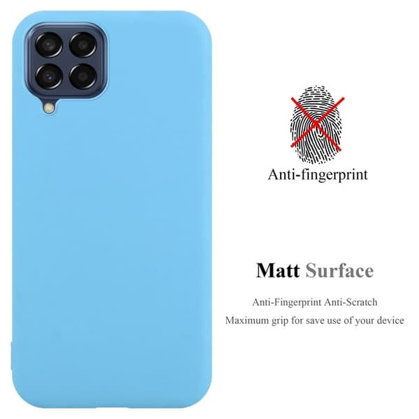Skyddsfodral för Samsung Galaxy M33 5G CANDY BLÅ Stötsäker Silikon Blå