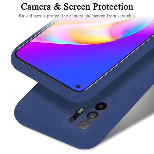 Skyddande stötsäker skal för Oppo A94 5G i LIQUID BLUE Blå