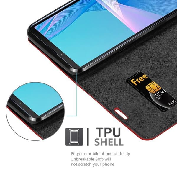 Fodral för Sony Xperia 10 III Skal i ÄPPLE RÖD Röd
