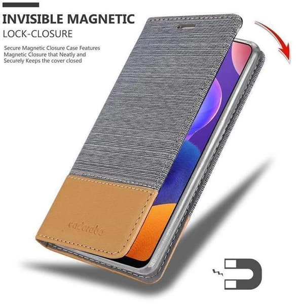Skyddsfodral för Samsung Galaxy A31 i LJUST GRÅBRUN Stötskyddande Etui Grå