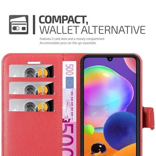 Etui för Samsung Galaxy A31 i KIRSCHRÖD Röd