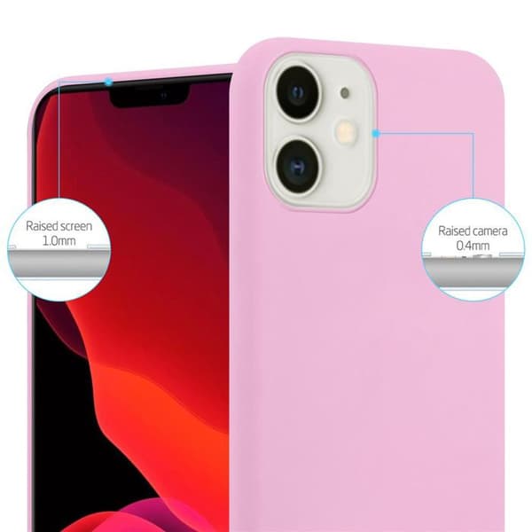 Skyddsfodral för iPhone 12 MINI CANDY ROSE VIF Stötskydd Silikon Ros