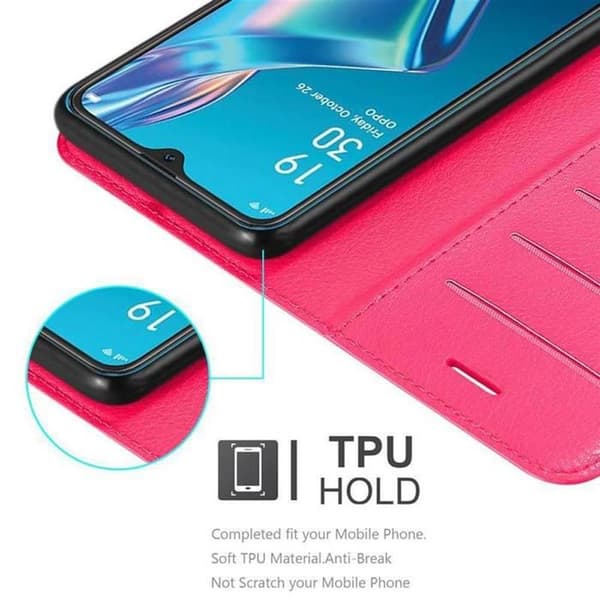 Fodral för Oppo A12 i SOCKERSÖT ROSA Ros