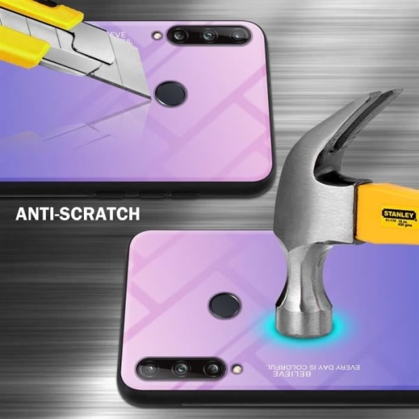 Fodral till Huawei P40 LITE E Fodral i ROSA - BLÅT Fodral Skyddsskydd i två färger TPU