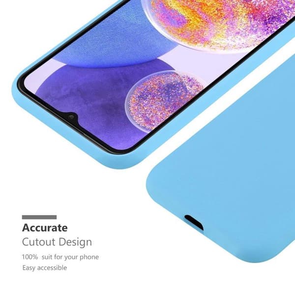 Skyddsfodral för Samsung Galaxy A23 4G CANDY BLÅ Stötsäker Silikon Blå