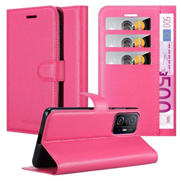 Fodral för Xiaomi 11T / 11T PRO i SOCKERROSA Ros
