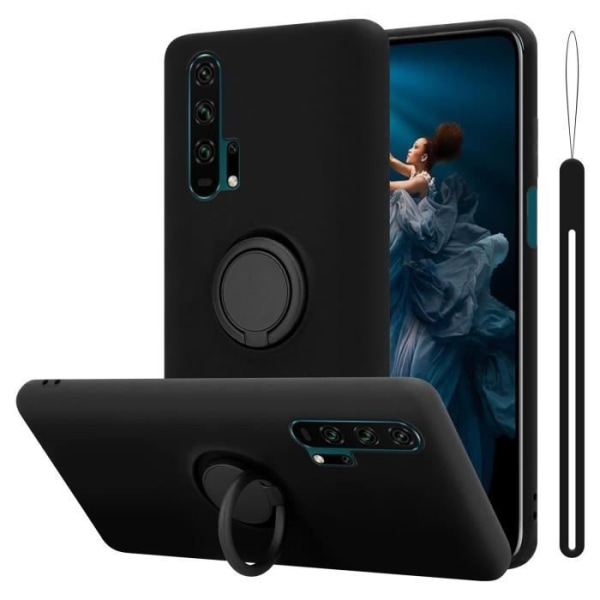 Coque - CADORABO - Honor 20 PRO - Skydd i TPU-silikon - Tunn och lätt design - Färg Svart Svart