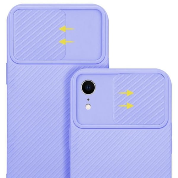 Hus för iPhone XR - CADORABO - Skal i silikon TPU - Skydd för kamera - Lavendel - Mjuk Lila
