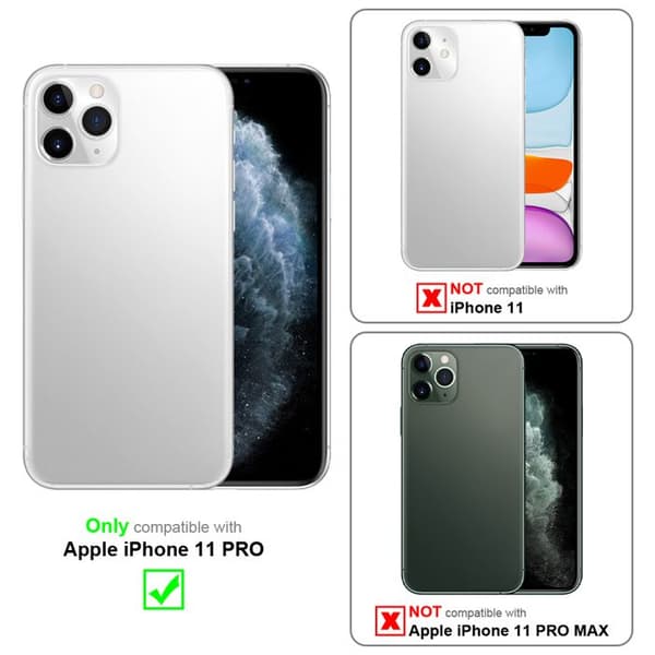 iPhone 11 PRO ROSE-fodral med stöd och ställfunktion Ros