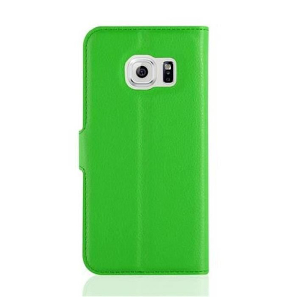 Cadorabo Samsung Galaxy S7 Fodral GRÖN Full Protection Fodral Skal Magnetlås (stöder stativ och kortplats)