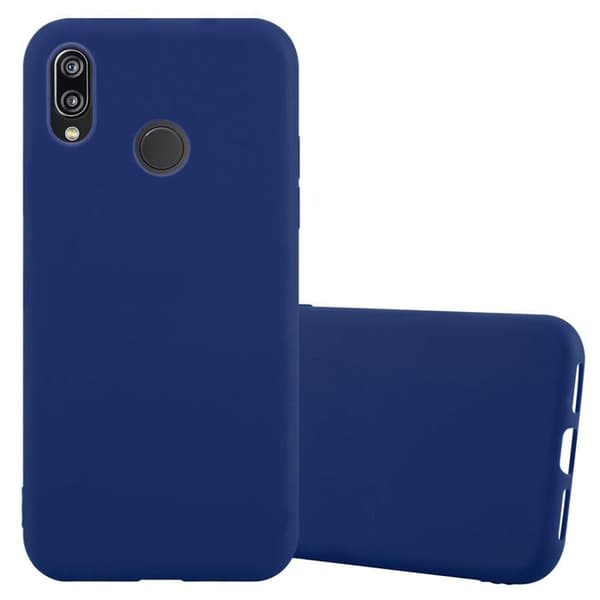 Skyddsfodral för Huawei P20 LITE 2018 / NOVA 3E MÖRKBLEU Stötsäker Silikon Blå