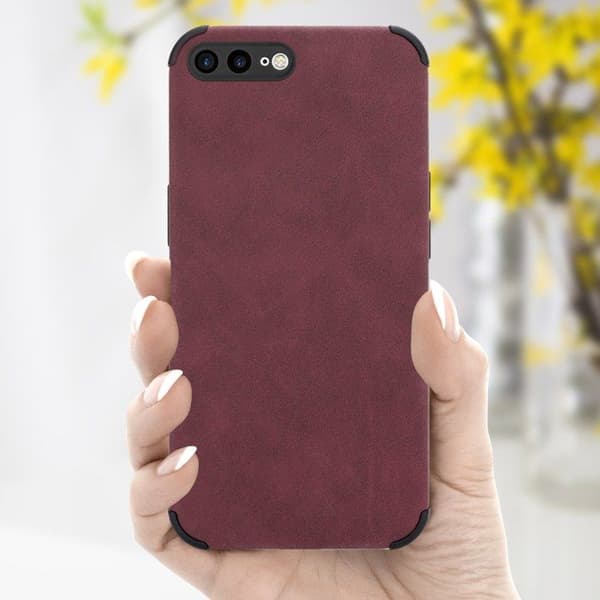Skal för iPhone 7 PLUS / 7S PLUS / 8 PLUS Bourgogne Lila Skydd Violett