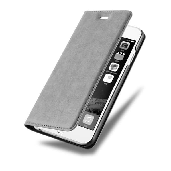 Etui för iPhone 6 / 6S Flip-fodral i TITAN GRÅ Skyddsfodral Grå
