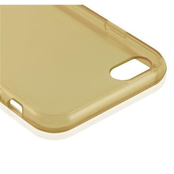 Transparent stötsäker silikonfodral för iPhone 6 / 6S Gul
