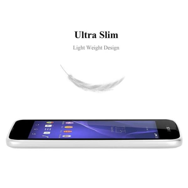 Skyddsfodral för Sony Xperia E3 Skyddsfodral i MATTE DESIGN METALLIC SILVER Grå